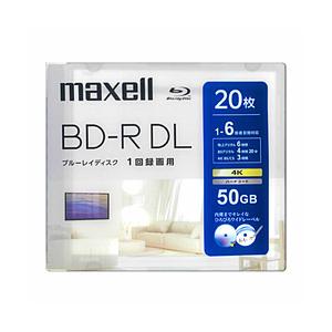 maxell 録画用BD-R DL   BRV50WPH.20S ［20枚 /50GB /インクジェットプリンター対応］ | maxell
