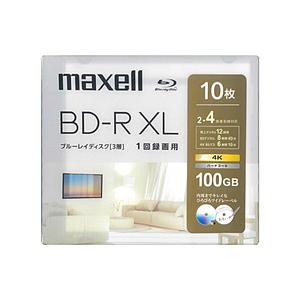 maxell 録画用BD-R XL   BRV100WPH.10S ［10枚 /100GB /インクジェットプリンター対応］ 【864】 | maxell