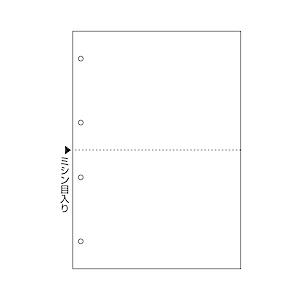 ヒサゴ　〔各種プリンタ〕マルチプリンタ帳票　白紙　4穴　2面]　0.09mm　[A4　2400枚　BP2003WZ