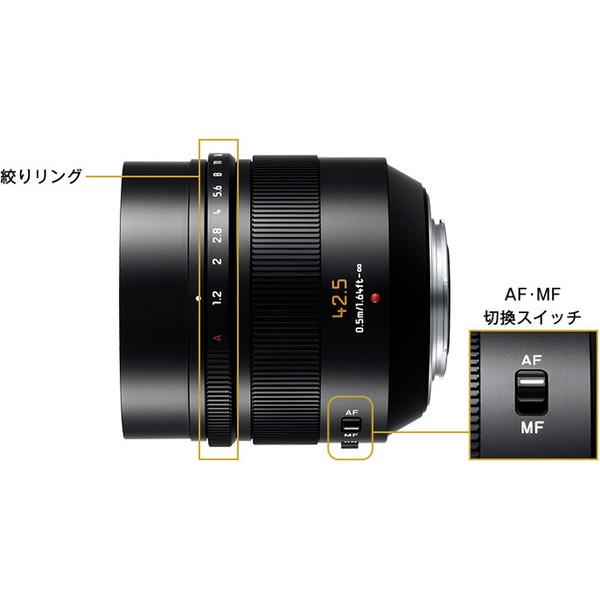 パナソニック Panasonic H-NS043単焦点レンズ Panasonic（パナソニック） LEICA DG NOCTICRON 42.5mm/F1.2 ASPH