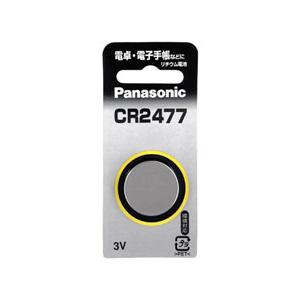 Panasonic(パナソニック) 【コイン形リチウム電池】 CR2477 | Panasonic