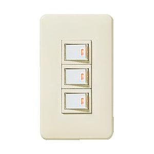 Panasonic(パナソニック) フルカラー埋込トリプルスイッチB  WNP5301MWP | Panasonic