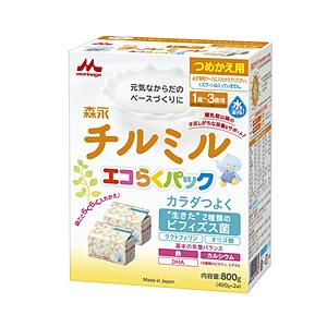 森永乳業 チルミルエコらくパック替 400g×2 チルミル | 