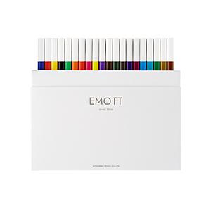三菱えんぴつ 水性サインペン 40色セット EMOTT(エモット)  PEMSY40C | 三菱鉛筆