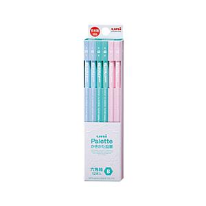 三菱えんぴつ かきかた鉛筆 uni Palette(ユニパレット) ミントグリーン K5620NB ［B /12本（1ダース）］ | 三菱鉛筆