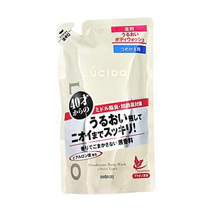 マンダム 薬用デオドラントボディウォッシュ うるおいタイプ つめかえ用 380ml LUCIDO（ルシード） | mandom