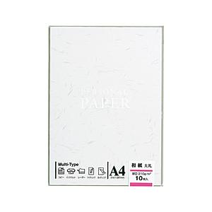 マルアイ 〔各種プリンタ〕OA用紙 和紙 大札 厚口 110 0.29mm [A4 /10枚] 白 OA-110 | 