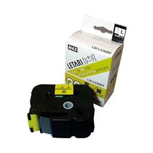 マックス ラベルプリンタ　ビーポップミニ　36mm幅テープ　黄地黒字　LML536BY | マックス