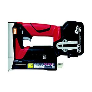 マックス ＭＡＸ　バッテリタッカセット　１８ボルト　５．０アンペアセット　ティ４ステープル用   TG-ZB2-BC/1850A | マックス