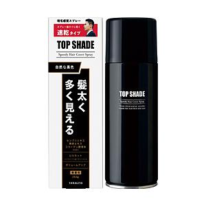 柳屋本店 トップシェード ヘアカバースプレー ラージ 自然な黒色 250g | 
