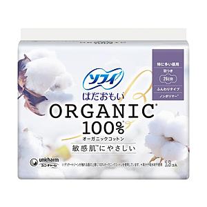 ユニチャーム ソフィはだおもいオ-ガニックコットン260羽つき13枚 [振込不可] | 