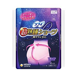 ユニチャーム ソフィ超熟睡ショーツ XL 4枚 | 