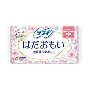 ユニチャーム 【sofy（ソフィ）】 はだおもい 特に多い日の昼用 23cm 羽つき 20枚入〔サニタリー用品（生理用品）〕 【864】 [振込不可] | 