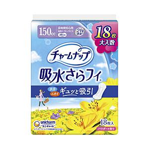 ユニチャーム 【チャームナップ】 吸水さらフィ 長時間安心用 18枚入〔サニタリー用品（生理用品）〕 [振込不可] | 