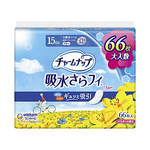 ユニチャーム 【チャームナップ】 吸水さらフィ 少量用スリム 66枚〔サニタリー用品（生理用品）〕 | 