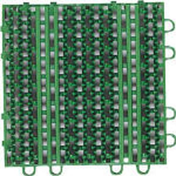 山崎産業 （屋外用マット）エバックライナーハードマット　本駒　緑　F120HK | 山崎産業 | 01