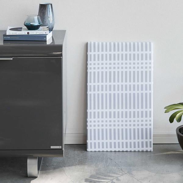 山崎実業 北欧風暮らしの定番　平型アイロン台　チェックグレー(Nordic Style Flat Ironing Board)  チェックグレー 1222 | 山崎実業 | 01