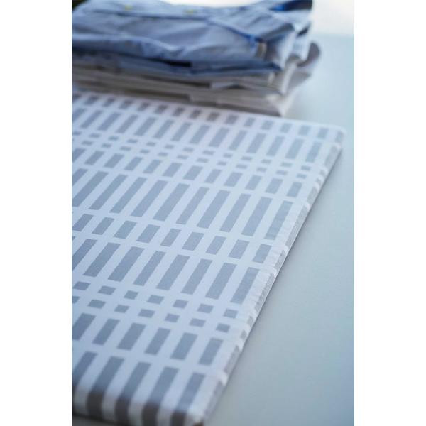 山崎実業 北欧風暮らしの定番　平型アイロン台　チェックグレー(Nordic Style Flat Ironing Board)  チェックグレー 1222 | 山崎実業 | 02