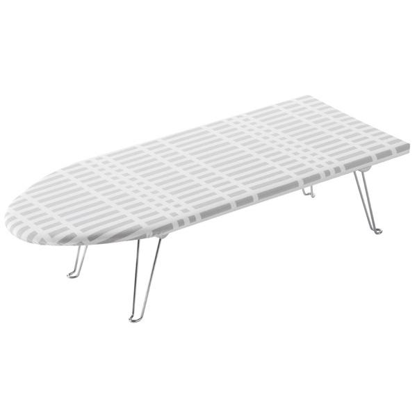 山崎実業 北欧風暮らしの定番舟型アイロン台（チェックグレー） 01223 チェックグレー | 山崎実業 | 07