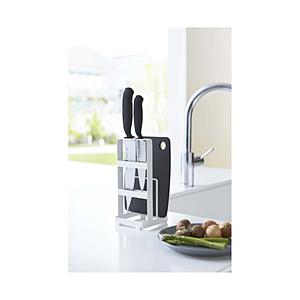 山崎実業 プレート　包丁・まな板スタンド　ホワイト 02436 ホワイト | 山崎実業