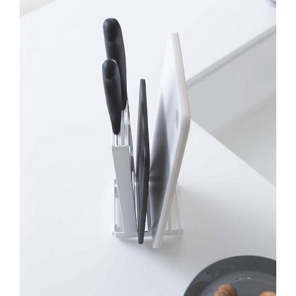 山崎実業 プレート　包丁・まな板スタンド　ホワイト 02436 ホワイト | 山崎実業 | 03