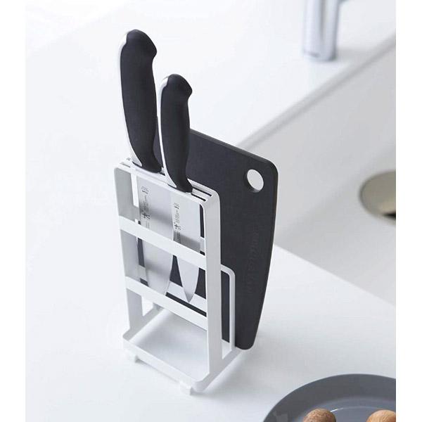山崎実業 プレート　包丁・まな板スタンド　ホワイト 02436 ホワイト | 山崎実業 | 04