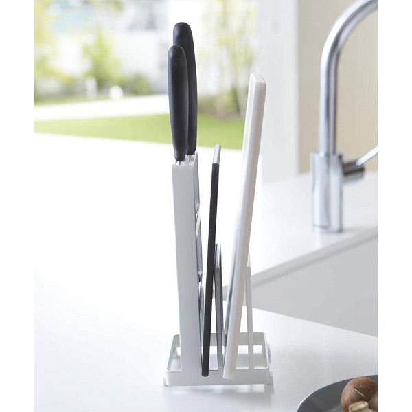 山崎実業 プレート　包丁・まな板スタンド　ホワイト 02436 ホワイト | 山崎実業 | 05