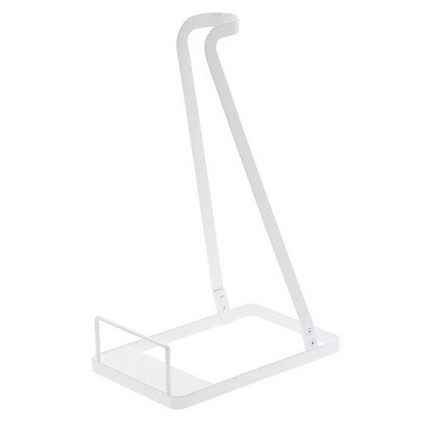 山崎実業 【掃除機用】 スティッククリーナー用スタンド 「Plate（プレート）」　3275-WH ホワイト [振込不可] | 山崎実業 | 01