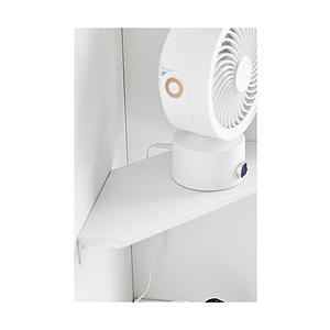 山崎実業 ウォールコーナーサーキュレーターラックスマートＳ石こうボード壁対応  ホワイト 10147 | 山崎実業