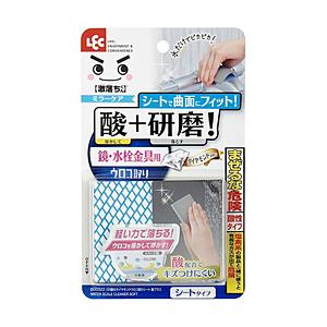レック 激落ちくん 鏡のダイヤモンドウロコ取りシート酸プラス   B00322 | LEC