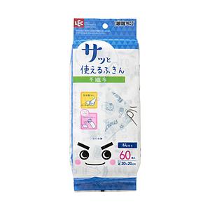 レック 激落ちくん さっと使える不織布ふきん 60枚入   K00362 | LEC