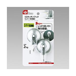 レック キッチンフック（レバー式吸盤）   K-813 | LEC