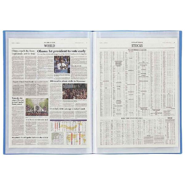 リヒトラブ G3117-8 リクエストクリヤーブックA2S・20P ブルー [振込不可] | LIHIT LAB. | 03