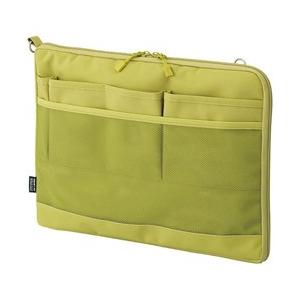 リヒトラブ バッグインバッグ 横型 A4 イエローGR A76816 【864】 | LIHIT LAB.