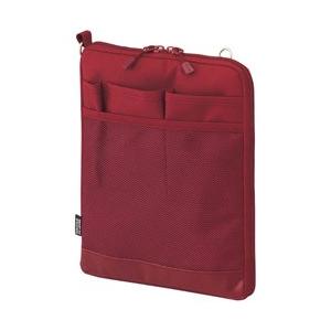 リヒトラブ バッグインバッグ 縦型 A5 レッド A76823 | LIHIT LAB.