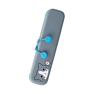 リヒトラブ SMART FIT PuniLabo スリムファスナーポーチ　A77174 ハチワレネコ | LIHIT LAB.