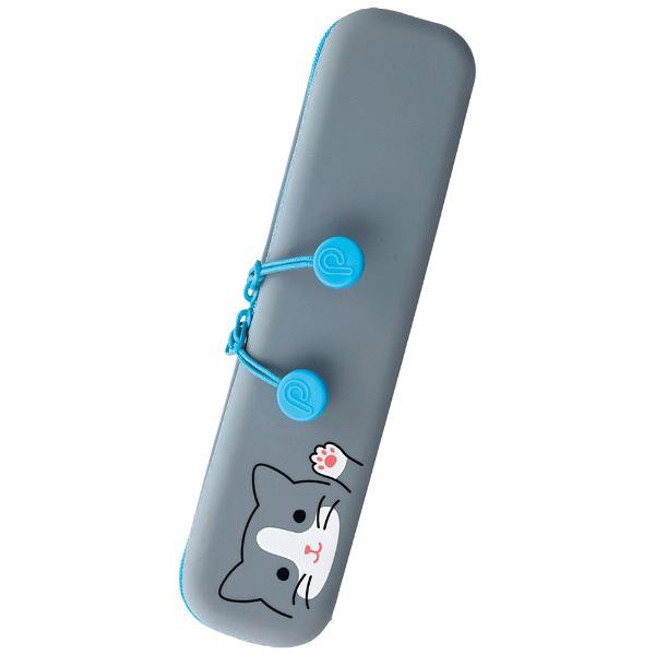 リヒトラブ SMART FIT PuniLabo スリムファスナーポーチ　A77174 ハチワレネコ | LIHIT LAB. | 01