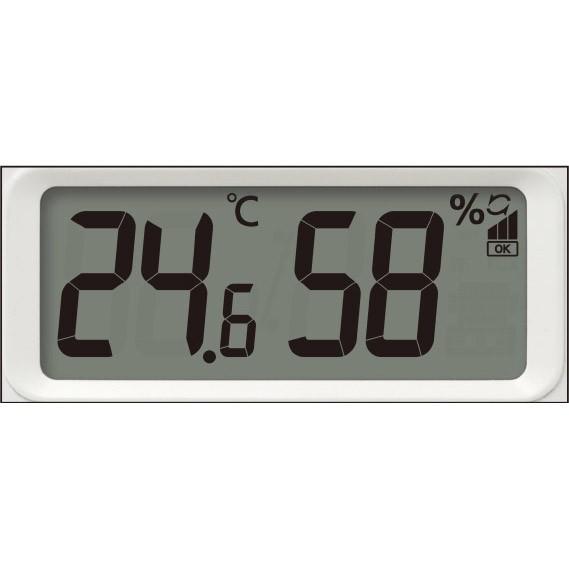 リズム時計 RHYTHM　温度・湿度計付電波掛け時計　「フィットウェーブリブA02」　8FYA02SR06 |  | 02