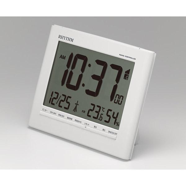 リズム時計 RHYTHM　掛置兼用　電波デジタル時計「フィットウェーブD203」　8RZ203SR03 |  | 02