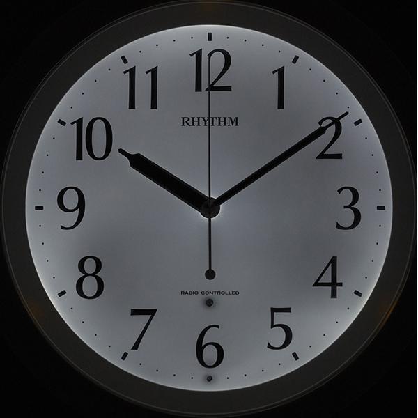 リズム時計 掛け時計 【リバライト561】 白パール色 8MY561SR03 ［電波自動受信機能有］ [振込不可] | ブランド登録なし | 02