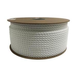 ユタカPEカラーロープ ドラム巻 ホワイト 12mm×100m