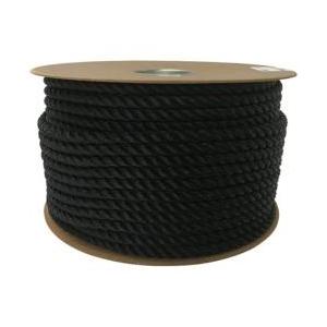 ユタカメイク ユタカ ポリエチレンロープドラム巻 12mm×100m ブラック PRE-64