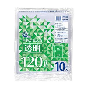 日本技研工業 TN-35透明ポリ袋 大型 120L10枚 [振込不可] | 