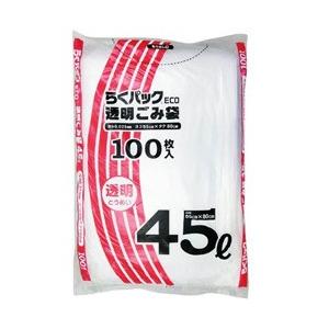 日本技研工業 PS-41TらくパックECO透明45L100枚 [振込不可] | 