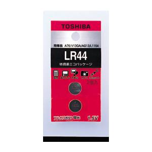 TOSHIBA(東芝) 東芝 LR44EC*2P(アルカリボタン電池/2個入り) | TOSHIBA | 01