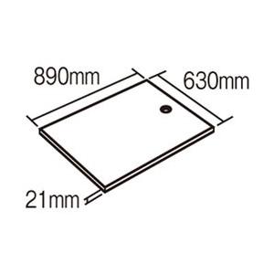TOSHIBA(東芝) 洗濯機用補強板（890×630mm） | TOSHIBA