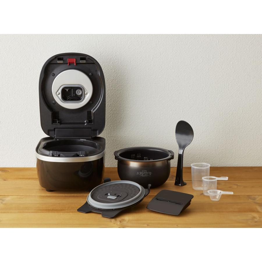 TIGER(タイガー) 圧力IHジャー炊飯器(小容量タイプ) 炊きたて ピュアブラック JPD-G060KP ［3.5合 /圧力IH］ | タイガー | 04