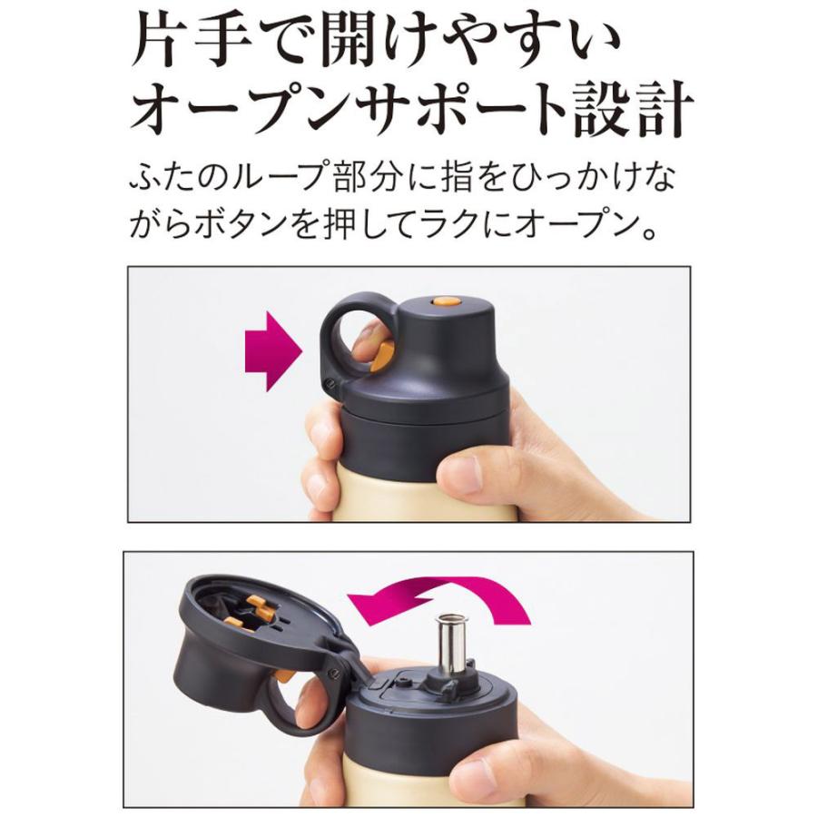 TIGER(タイガー) ステンレスボトル  マットブラック MCS-A050KM 【864】 | タイガー | 03