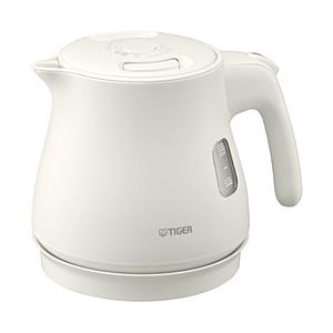 TIGER(タイガー) 蒸気レス電気ケトル  マットホワイト PCV-A060WM ［0.6L］ | タイガー
