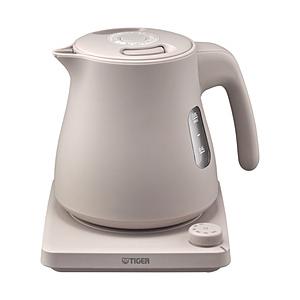 TIGER(タイガー) 温度調節機能付 蒸気レスケトル  ブロンドベージュ PTV-A080CB ［0.8L］ | タイガー